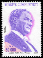 Turkey 1994 50000l Ataturk Unmounted Mint. - Nuovi