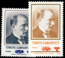 Turkey 1996 Ataturk Postcard Stamps Unmounted Mint. - Unused Stamps