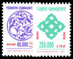 Turkey 1997 Officials Unmounted Mint. - Ungebraucht