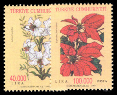 Turkey 1997 Plants Unmounted Mint. - Unused Stamps