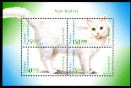 Turkey 1997 Turkish Van Cat Souvenir Sheet Unmounted Mint. - Ungebraucht