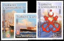 Turkey 2008 165th Anniversary Of Turkish Maritime Organisation Unmounted Mint. - Unused Stamps