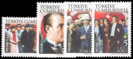 Turkey 2008 Mustafa Kemal Attat Rk Official Set (2nd 2008 Issue) Unmounted Mint. - Unused Stamps