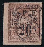 Guadeloupe N°1 - Oblitéré Basse Terre - TB - Used Stamps