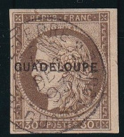 Guadeloupe N°12 - Oblitéré Basse Terre - TB - Used Stamps