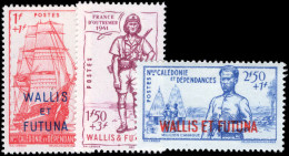 Wallis And Futuna 1941 Empire Defence Lightly Mounted Mint. - Unused Stamps