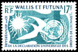 Wallis And Futuna 1958 Human Rights Lightly Mounted Mint. - Nuovi