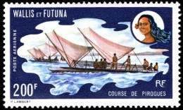 Wallis And Futuna 1972 Pirogue Air Lightly Mounted Mint. - Nuevos