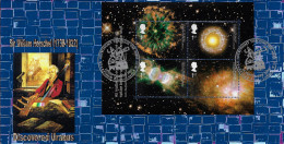 GB 2002 ASTRONOMY MINI SHEET, MIKE KINGSLAND OFFICIAL FDC, 65 PRODUCED - 2001-2010 Decimal Issues