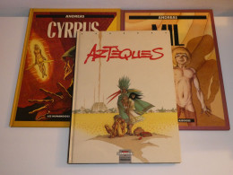 LOT 3 ANDREAS / AZTEQUES / MIL / CYRRUS / TBE - Lotti E Stock Libri