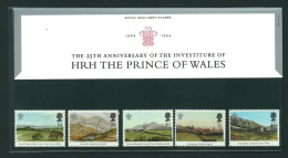 1994 25th Anniv Of Investiture Of The Prince Of Wales. Paintings By Prince Charles Presentation Pack. - Presentation Packs