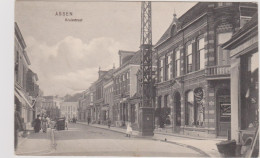 Assen - Kruisstraat Met Volk - 1908 - Assen