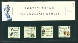 1996 Death Bicent Of Robert Burns Presentation Pack. - Presentation Packs