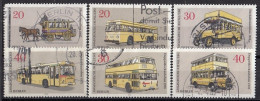 GERMANY Berlin 446-451,used,falc Hinged - Bus