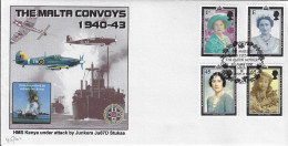 GB 2002 QUEEN MOTHER, CAMBIDGE OFFICIAL FDC, MALTA CONVOYS DESIGN, 60 EXIST - 2001-2010 Em. Décimales