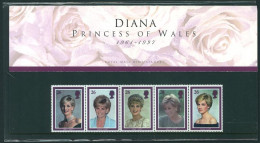 1998 Diana Princess Of Wales Commemoration Presentation Pack. - Presentation Packs
