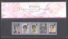 1998 Diana Princess Of Wales Commemoration Welsh Presentation Pack. - Presentation Packs