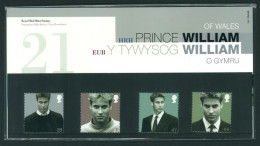 2003 21st Birthday Of Prince William Of Wales Presentation Pack. - Presentation Packs