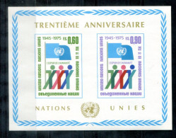 UNO-GENF Block 1, Bl.1 Mnh - 30 Jahre UNO, 30 Years Of UN, Trentième Anniversaire - UN GENEVA / ONU GENÈVE - Blocks & Sheetlets