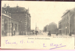 Cpa Gare Tamines  1906 - Sambreville