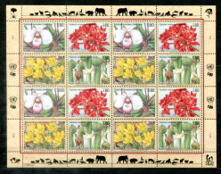 UNO-GENF 288-291 KB Mnh - Blumen, Flowers, Fleurs - UN GENEVA / ONU GENÈVE - Blocks & Sheetlets