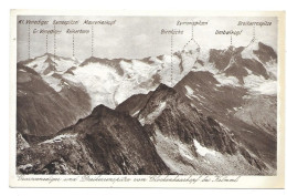 5743  GROSSVENEDIGER U. DREIHERRNSPITZE VOM GLOCKENKAARKOPF - Krimml