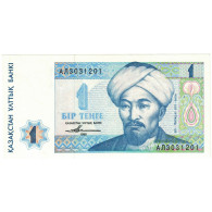 Billet, Kazakhstan, 1 Tenge, 1993-1998, 1993, KM:7a, NEUF - Kazakhstan