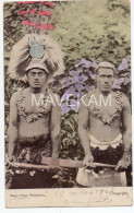 Cpa  Saoma 1907 " Pago Pago Warriors " - Samoa