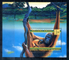 UNO-GENF Block 10, Bl.10 Mnh - Affe, Tropischer Regenwald, Monkey, Tropical Rain Forest - UN GENEVA / ONU GENÈVE - Blocks & Sheetlets