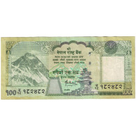 Billet, Népal, 100 Rupees, 2008, KM:64b, B+ - Népal