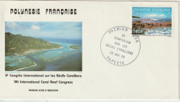 Polynésie FDC 1985 Récifs Coralliens 236 - FDC