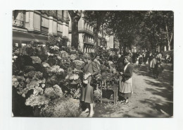 Espagne Espana Barcelona Rambla De Las Flores Marché Aux Fleurs Fotografo Zerkowitz - Barcelona