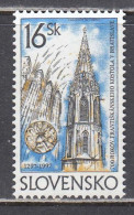Slovakia 1997 - 700 Years Franciscan Church, Bratislava, Mi-Nr. 275, MNH** - Nuevos