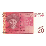 Billet, Kirghizstan, 20 Som, 2009, KM:24a, NEUF - Kirgizïe