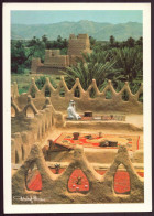 ARABIE SAOUDITE UPPER TERRACE OF A TRADITIONAL CLAY HOUSE 12 X 17 CM - Arabie Saoudite