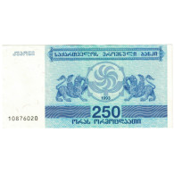 Billet, Géorgie, 250 (Laris), 1993, KM:43a, NEUF - Géorgie