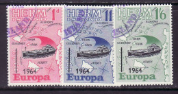 HERM ISLAND 1964  EUROPA CEPT  USED - 1964
