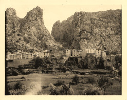 Moustiers Ste Marie * 1938 * Le Village * Photo Ancienne 11.5x9cm - Sonstige & Ohne Zuordnung