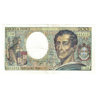 France, 200 Francs, Montesquieu, 1994, F.155605219, SUP, Fayette:70/2.01 - 200 F 1981-1994 ''Montesquieu''