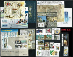 SAN MARINO - 2013 - Annata Completa - 16 Valori + 8 BF - Year Complete ** MNH/VF - Volledig Jaar