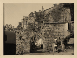 Rocamadour * 1938 * Entrée Du Village * Villageois * Photo Ancienne 11.5x9cm - Rocamadour
