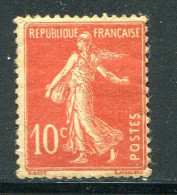 FRANCE- Y&T N°138- Neuf Avec Charnière * - Neufs