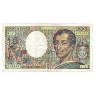 France, 200 Francs, Montesquieu, 1992, M.121410892, TTB, Fayette:70.12d, KM:155d - 200 F 1981-1994 ''Montesquieu''