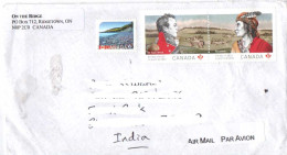 Canada -2012 - The 200th Anniversary Of The War Of 1812 - Joint Issue With Guernsey  -  Used On Cover To India - Lettres & Documents