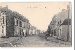 CPA 17 Matha La Poste Rue D'Angouleme - Matha