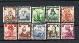 !!!  ALLEMAGNE, IIIE REICH, SERIE 547/556 NEUVE ** - Neufs
