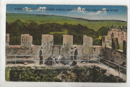 Blarney (Ireland, Cork) : Scene At The Top Of Blarney Castle, Kissing The Blarney Stone  Env 1910 (lively) PF. - Cork