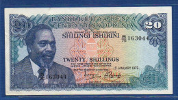 KENYA - P.13b – 20 Shilingi / Shillings 1975 VF/XF, Serie B/75 163044 - Kenia