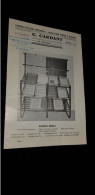 Catalogue G GARDANT 1 Rue Parmentier LE COTEAU Loire 42 O Giroud Représentant Roanne FABRIQUE D'ETALAGES PRESENTOIRS - Décoration Intérieure