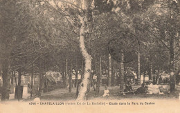 Chatelaillon * étude Dans Le Parc Du Casino * Villageois Enfants - Châtelaillon-Plage